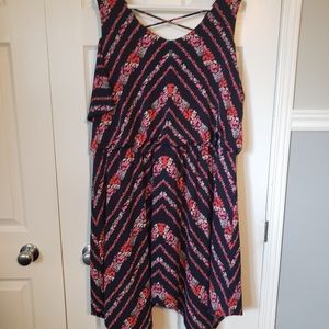 Cold shoulder dress